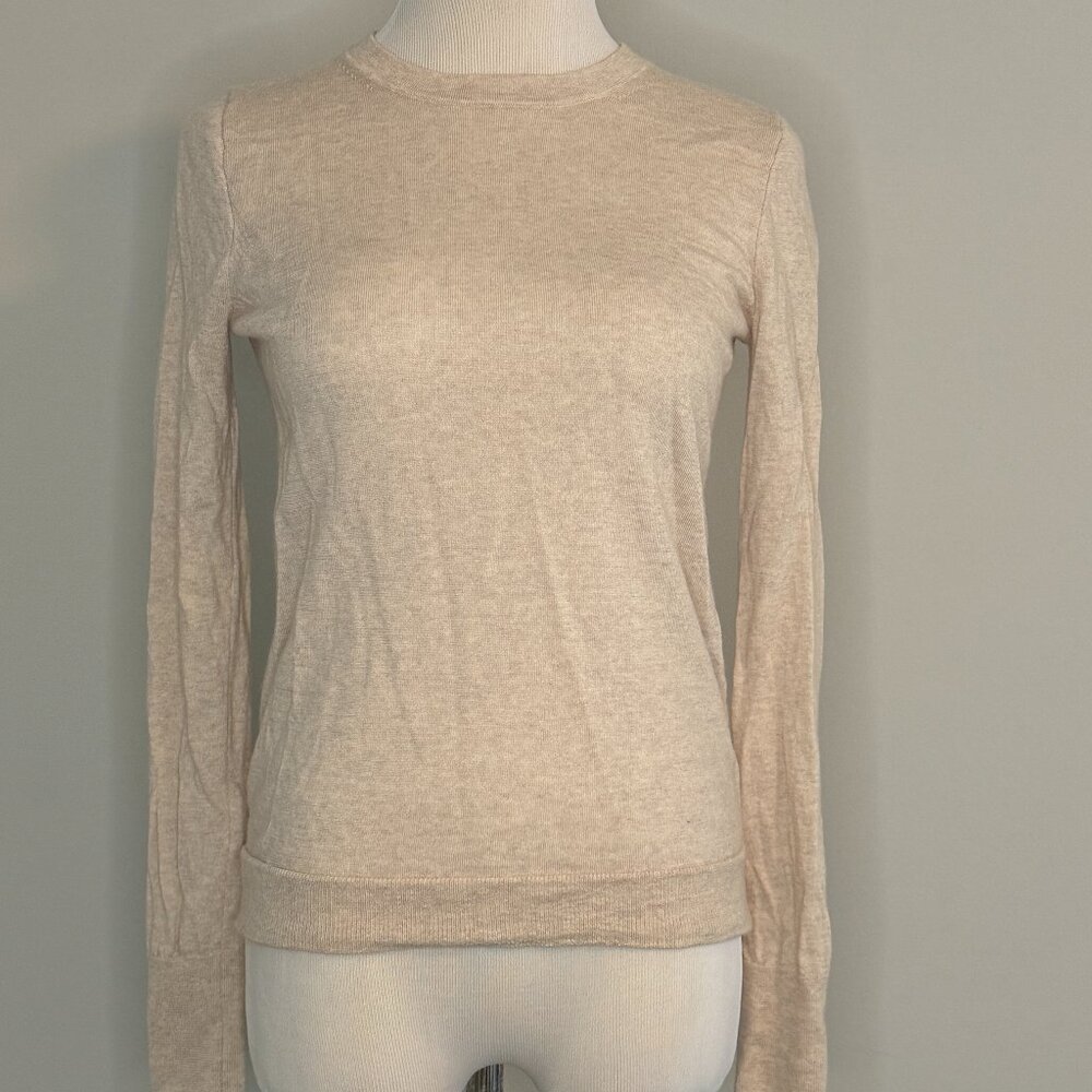 J. Crew - Merino Wool Crew Neck Sweater - Oatmeal - XS